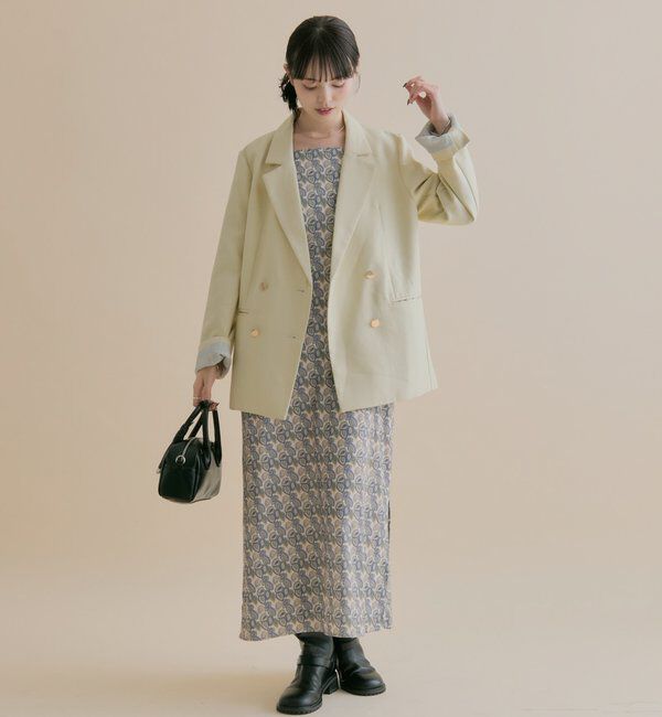  「[森川企画]シアーレイヤード ワンピースSET」|ワンピース|