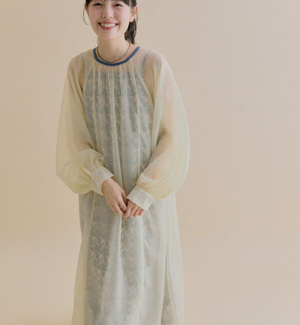  「[森川企画]シアーレイヤード ワンピースSET」|ワンピース|