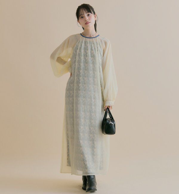  「[森川企画]シアーレイヤード ワンピースSET」|ワンピース|