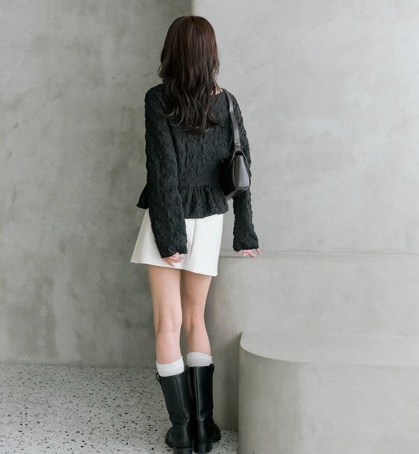 「フェイクレザーミニスカート」|スカート|
