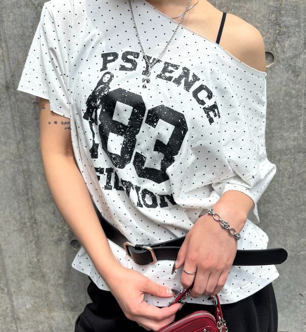  「【新色追加】エリオットオフショルTEE」|Tシャツ・カットソー|