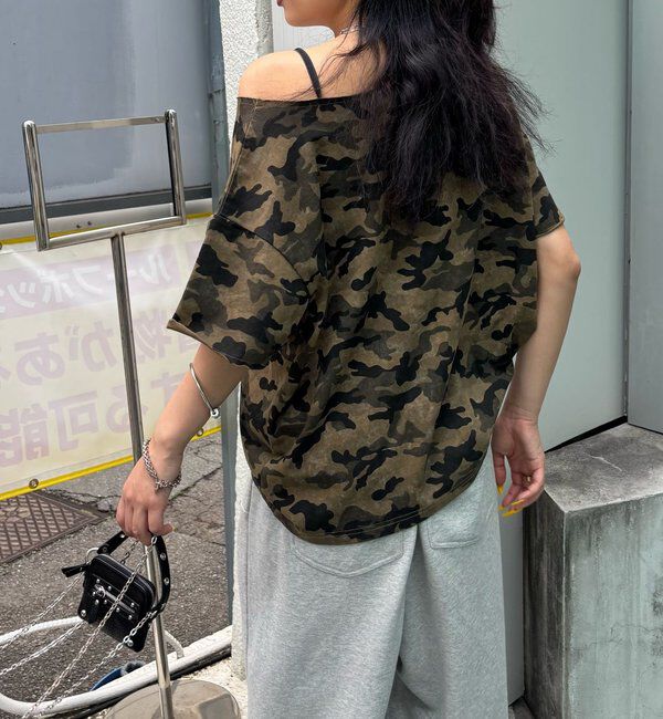  「【新色追加】エリオットオフショルTEE」|Tシャツ・カットソー|