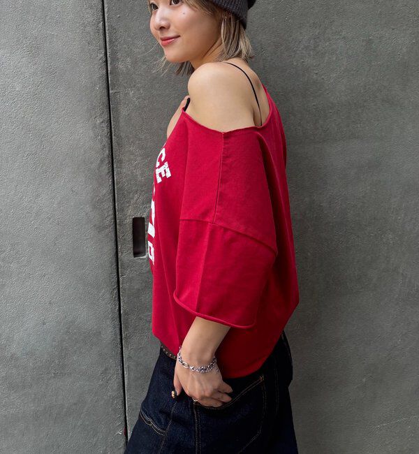  「【新色追加】エリオットオフショルTEE」|Tシャツ・カットソー|