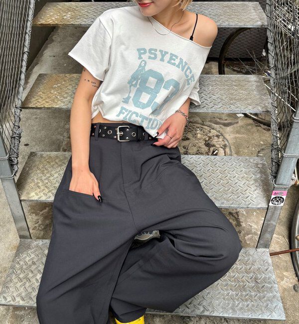  「【新色追加】エリオットオフショルTEE」|Tシャツ・カットソー|