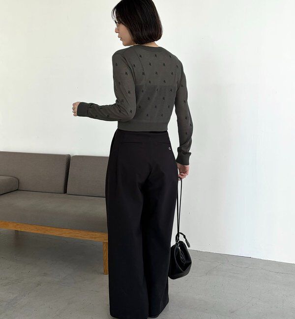  「モノグラムカーディガン」|カーディガン|