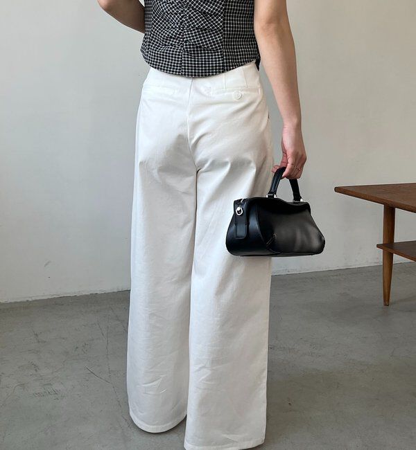  「【ウエスト調整可/低身長サイズあり】2タックチノパン」|チノ|