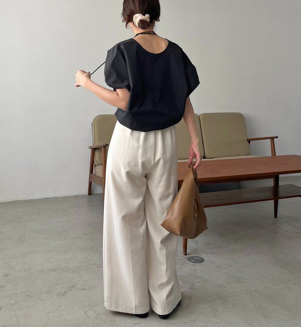  「【新色ピンク】バルーンリボンブラウス」|シャツ・ブラウス|