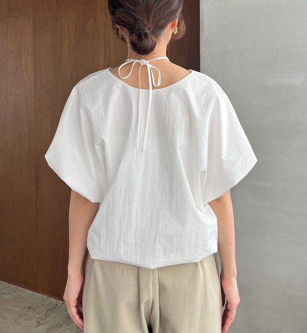  「【新色ピンク】バルーンリボンブラウス」|シャツ・ブラウス|