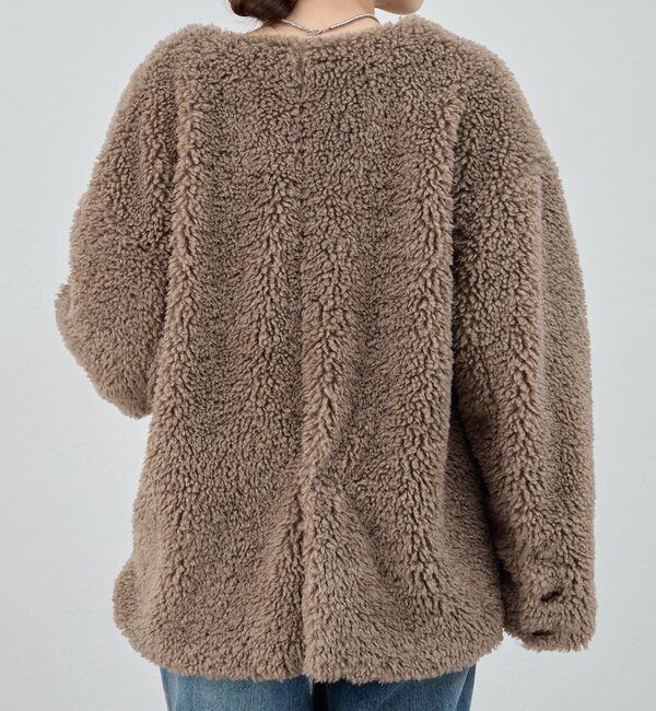  「ノーカラーボアコート」|その他|