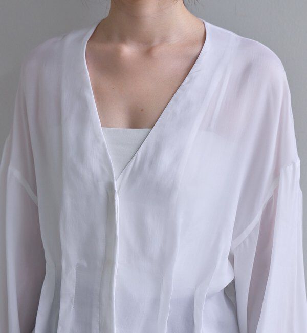  「キュプラタックブラウス」|シャツ・ブラウス|