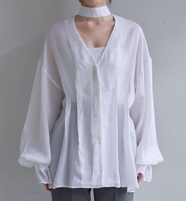  「キュプラタックブラウス」|シャツ・ブラウス|