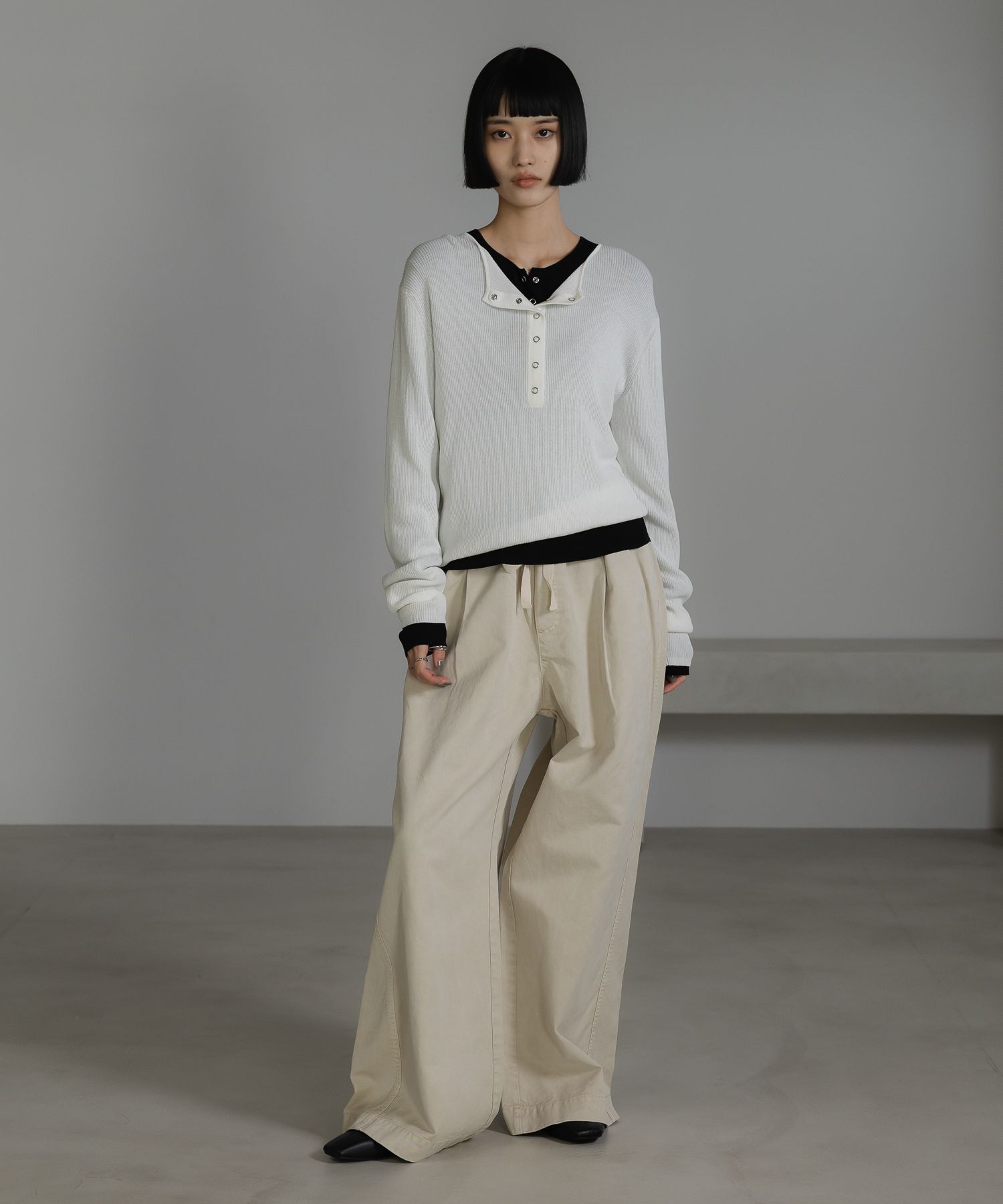 LOWRYS FARM「イージーバギーデニム」|デニム|