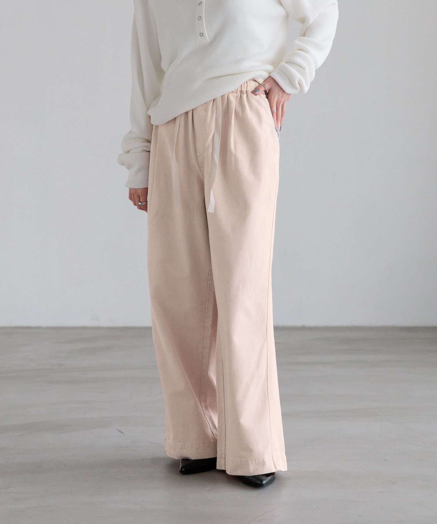 LOWRYS FARM「イージーバギーデニム」|デニム|