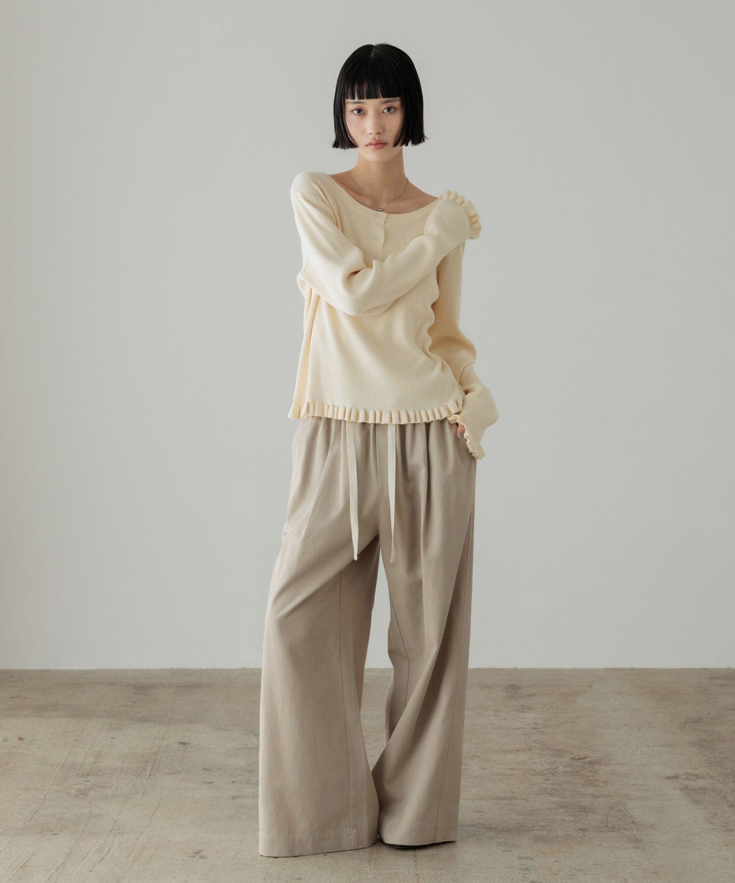 LOWRYS FARM「イージーバギーデニム」|デニム|