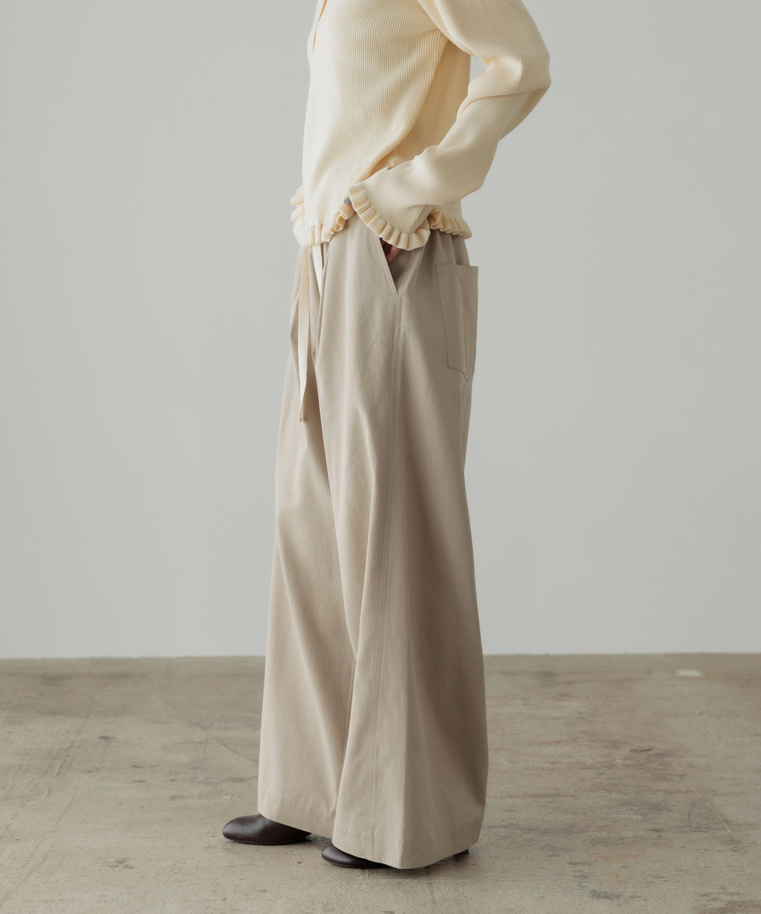 LOWRYS FARM「イージーバギーデニム」|デニム|