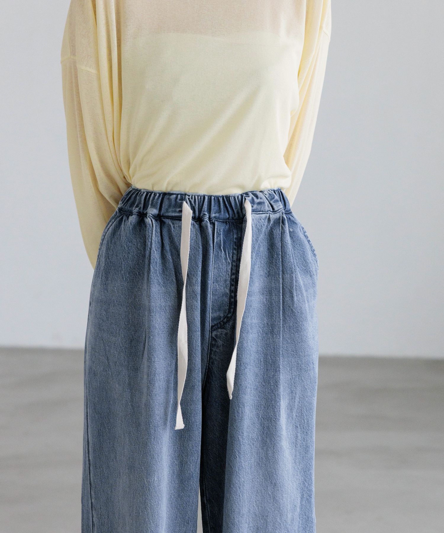 LOWRYS FARM「イージーバギーデニム」|デニム|