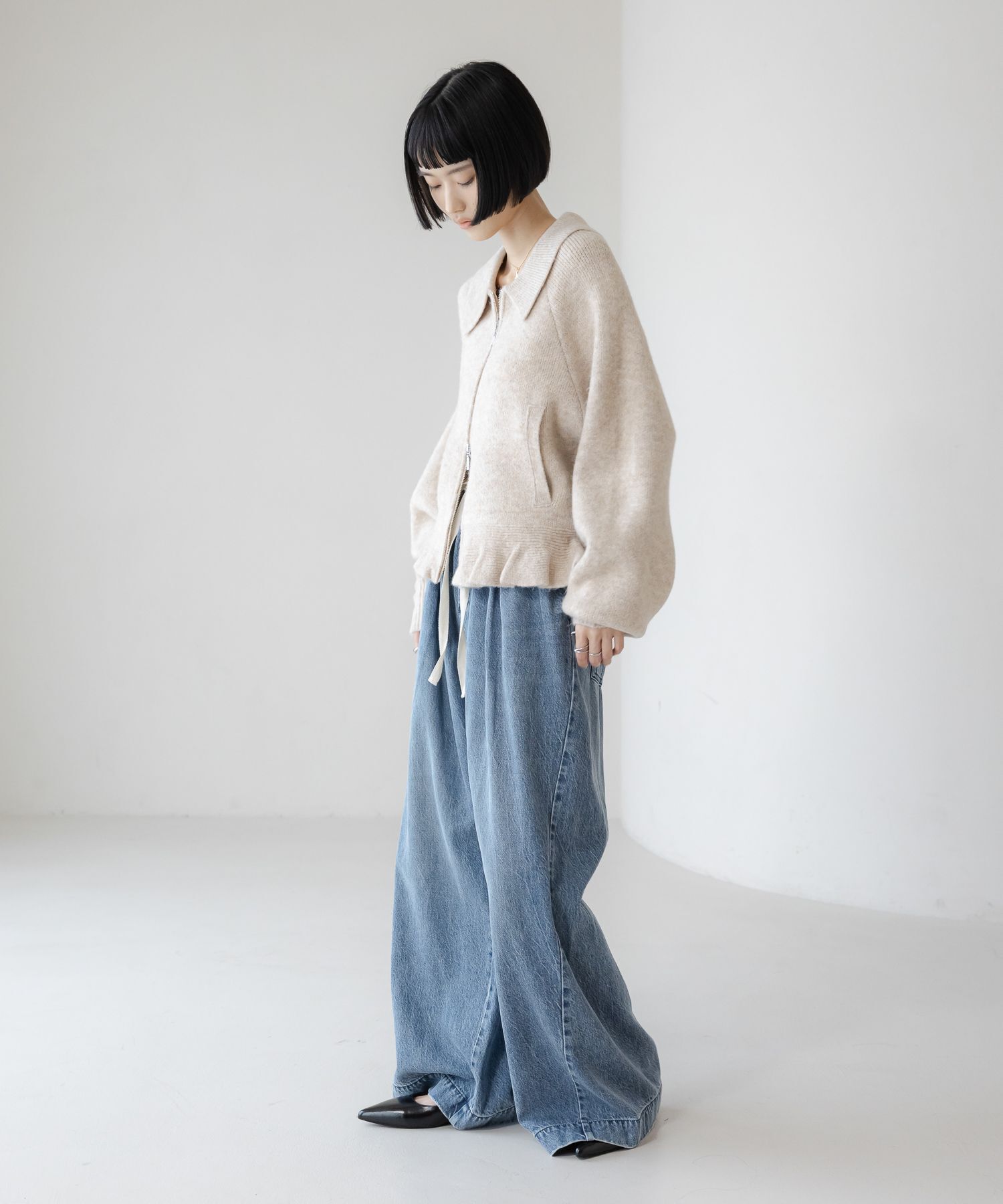 LOWRYS FARM「イージーバギーデニム」|デニム|