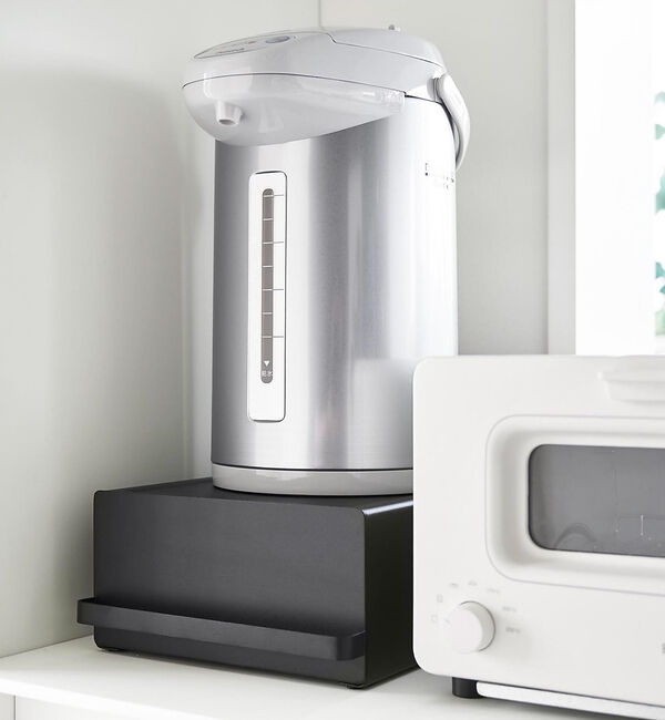 collex「【tower】 引出付きキッチン家電下ラック 省スペース 台所収納」|食器・キッチングッズ|