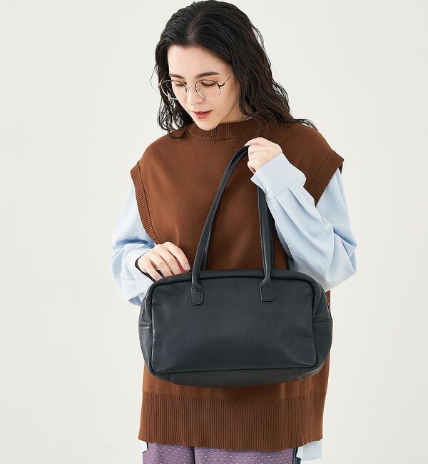 collex「レザーミニボストンバッグ」|ボストンバッグ|