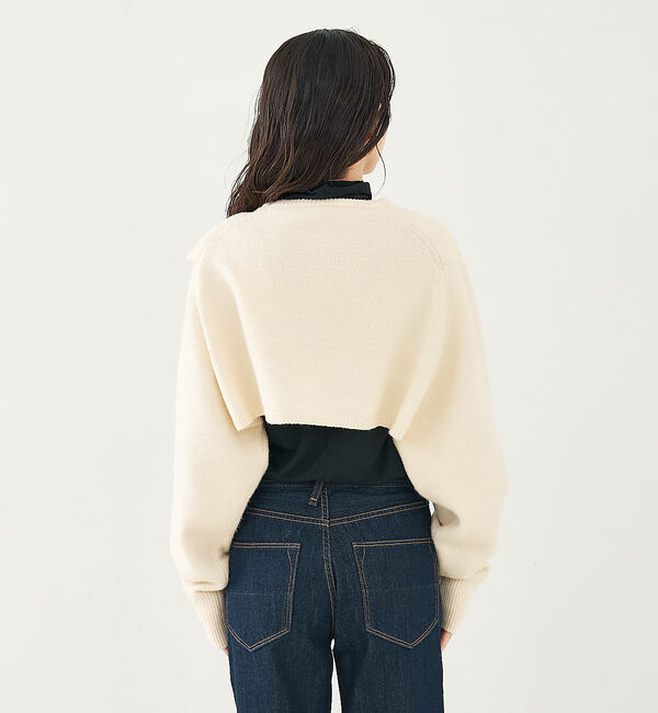 collex「2WAYショートニットプルオーバー」|ニット・セーター|