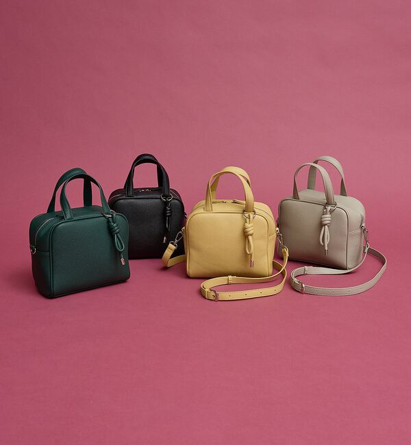 collex「チャーム付き 2WAYキューブボストン」|ボストンバッグ|