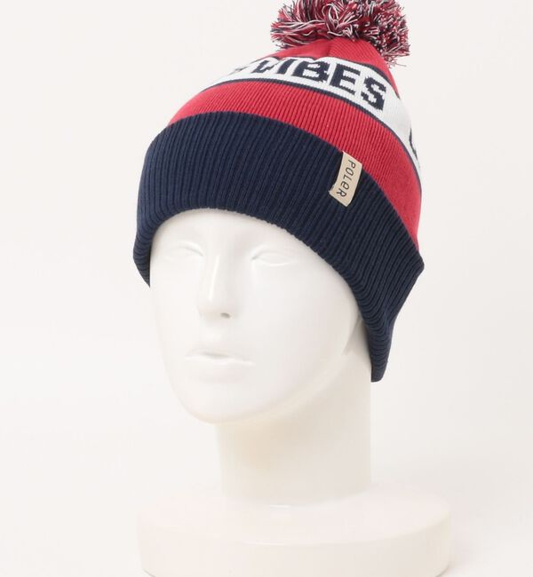 ABAHOUSE「【POLER / ポーラー】 GAS STATION BEANIE / ガスステ」|その他|ネイビー