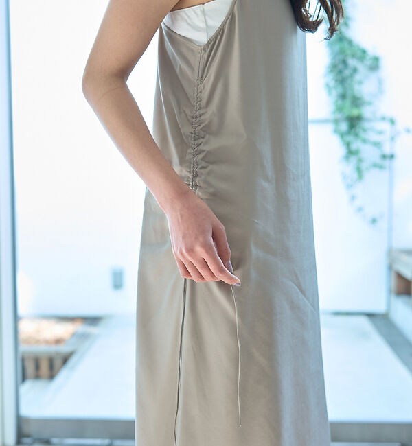 Rouge vif「アシメドレープキャミワンピース」|ワンピース|