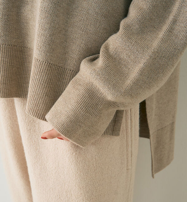 Rouge vif「ウール混ジャガードロゴニットプルオーバー」|ニット・セーター|