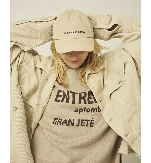 Rouge vif「ウール混ジャガードロゴニットプルオーバー」|ニット・セーター|