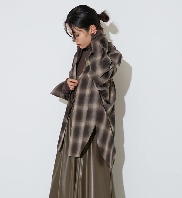 Liesse「チェックシャツ」|シャツ・ブラウス|