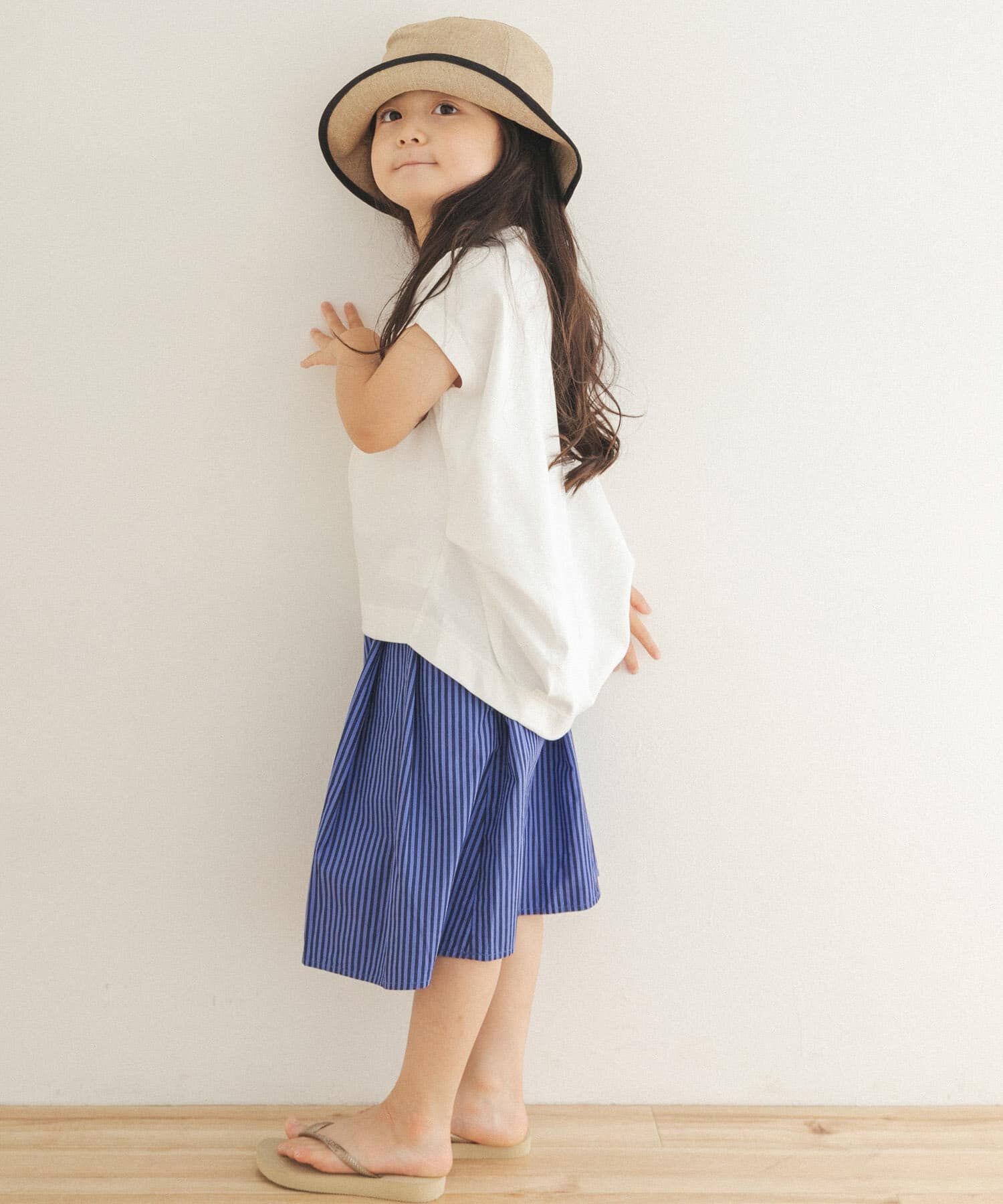 URBAN RESEARCH DOORS「ストライプ後染めフレアスカート(KIDS)」|その他|