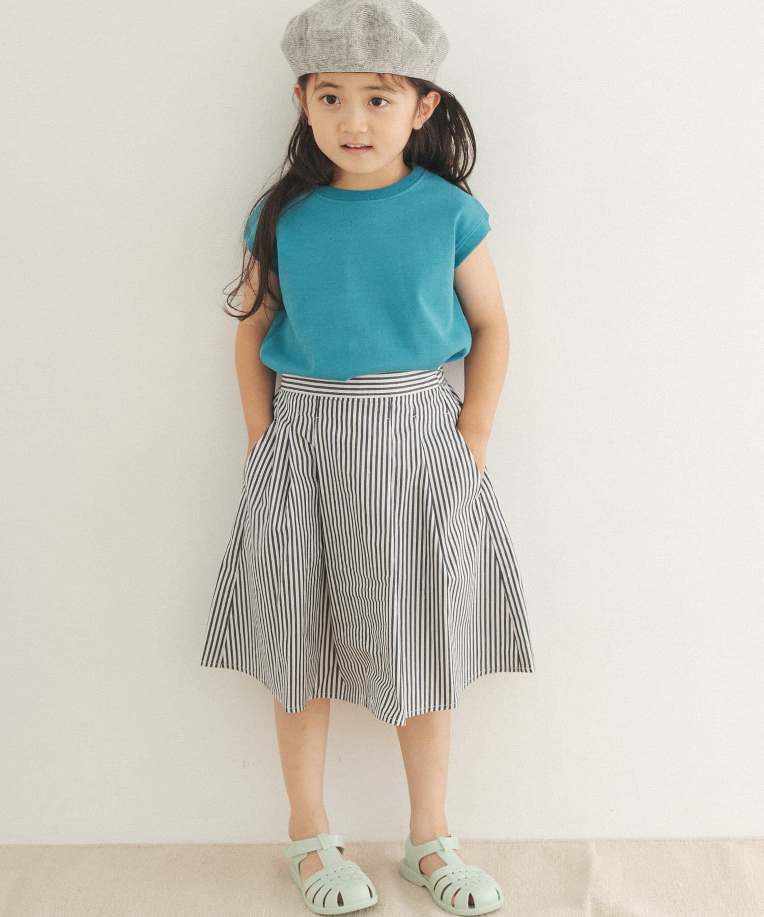 URBAN RESEARCH DOORS「ストライプ後染めフレアスカート(KIDS)」|その他|