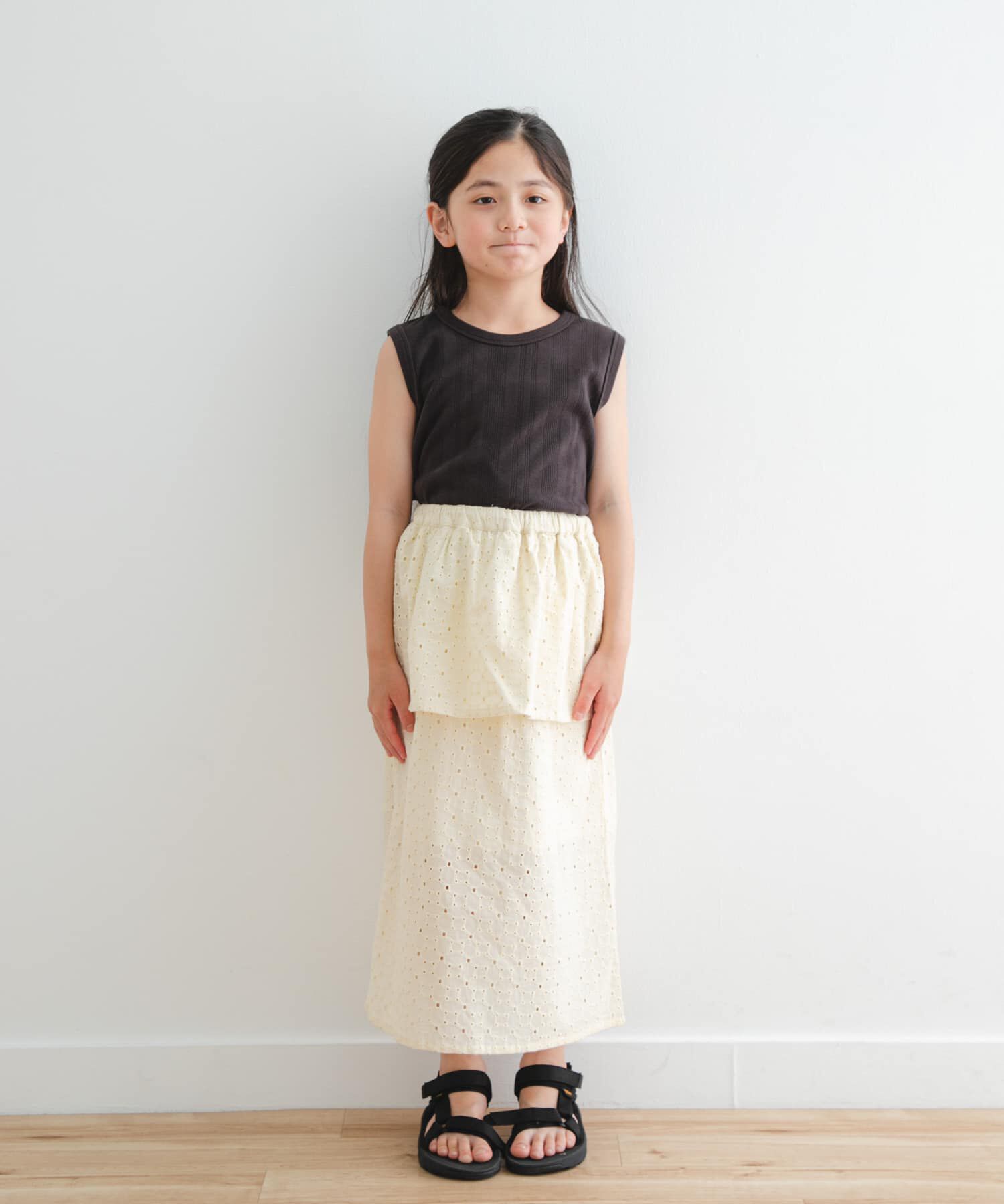 URBAN RESEARCH DOORS「コットンレースティアードスカート(KIDS)」|その他|