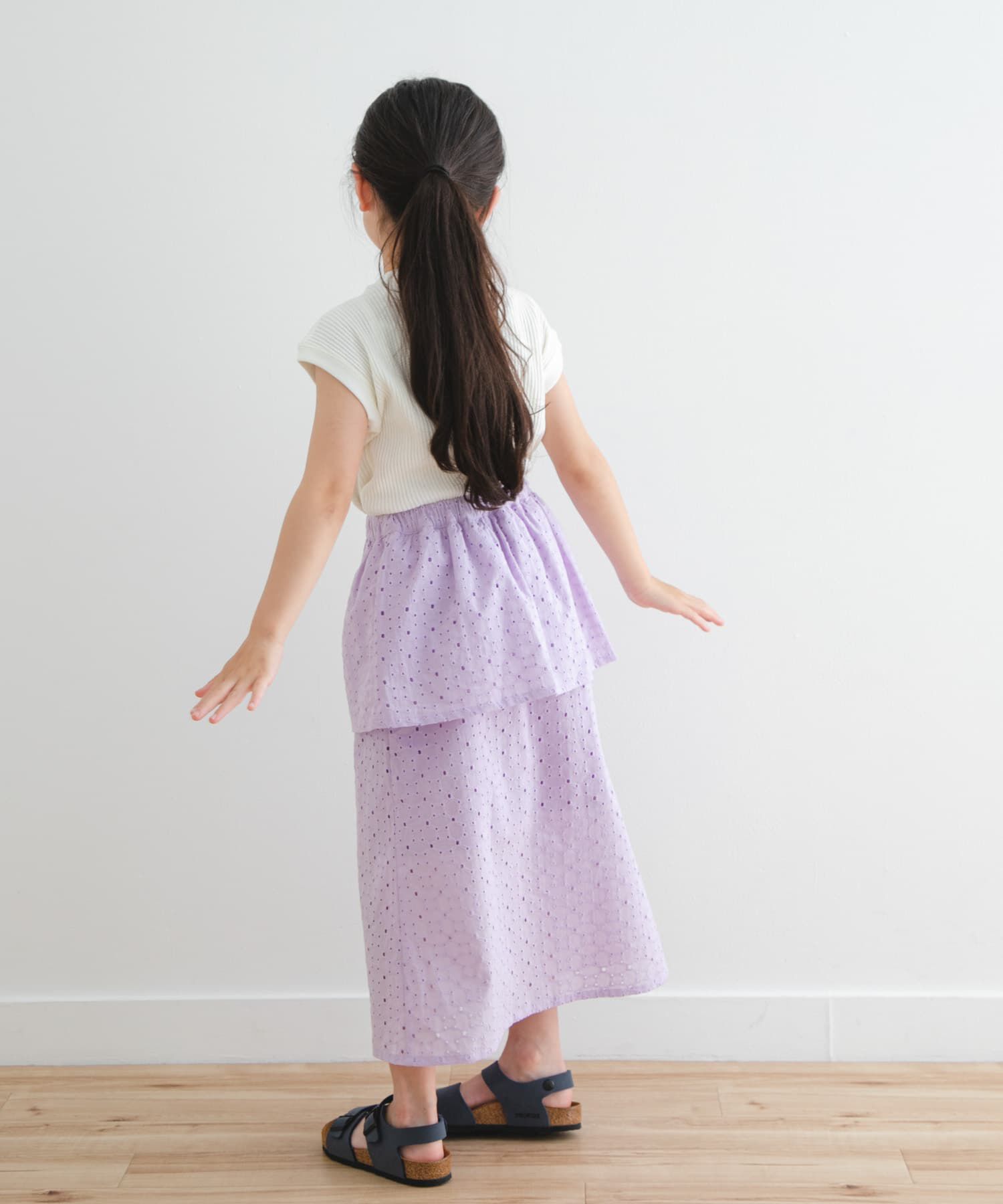 URBAN RESEARCH DOORS「コットンレースティアードスカート(KIDS)」|その他|