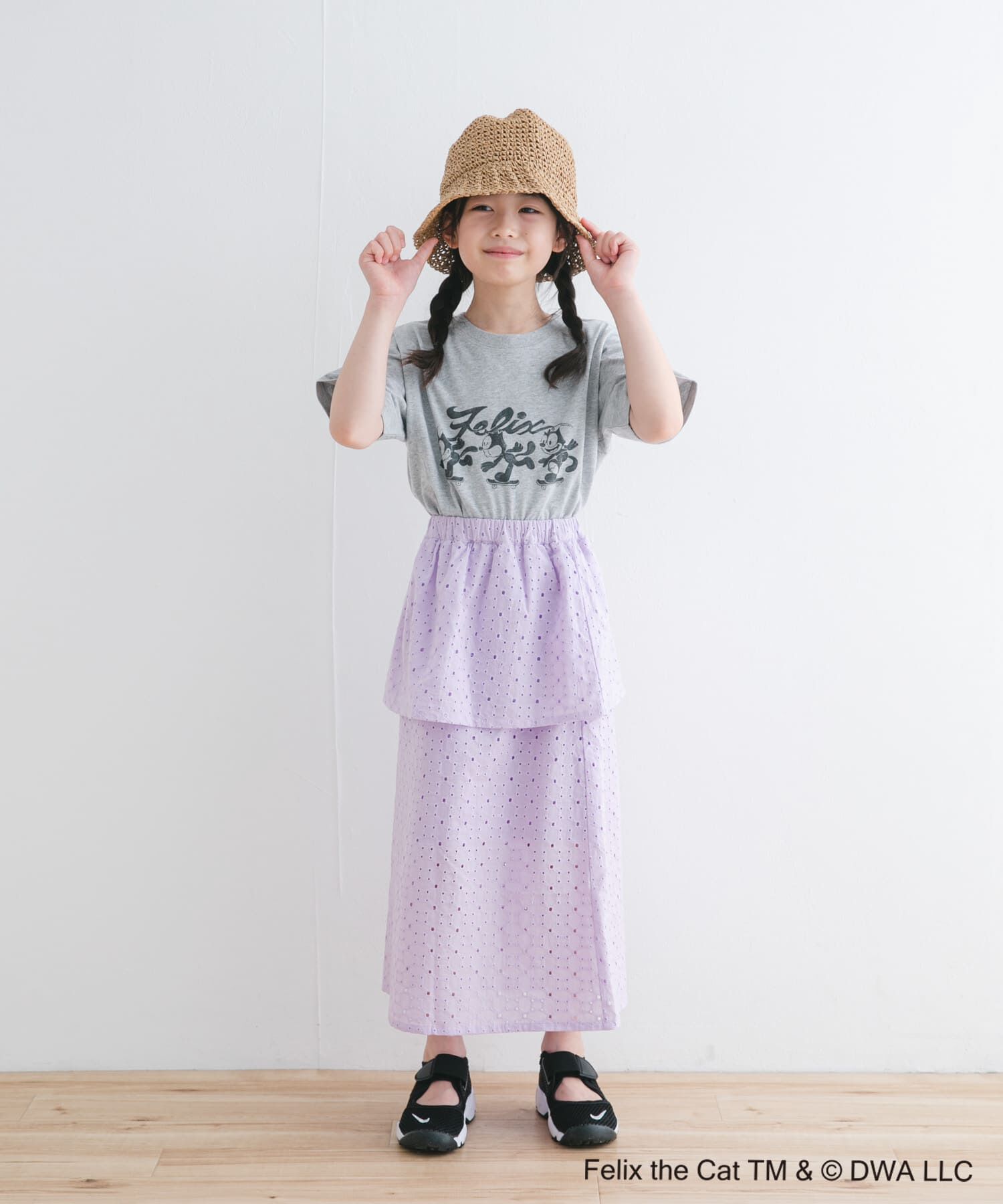 URBAN RESEARCH DOORS「コットンレースティアードスカート(KIDS)」|その他|