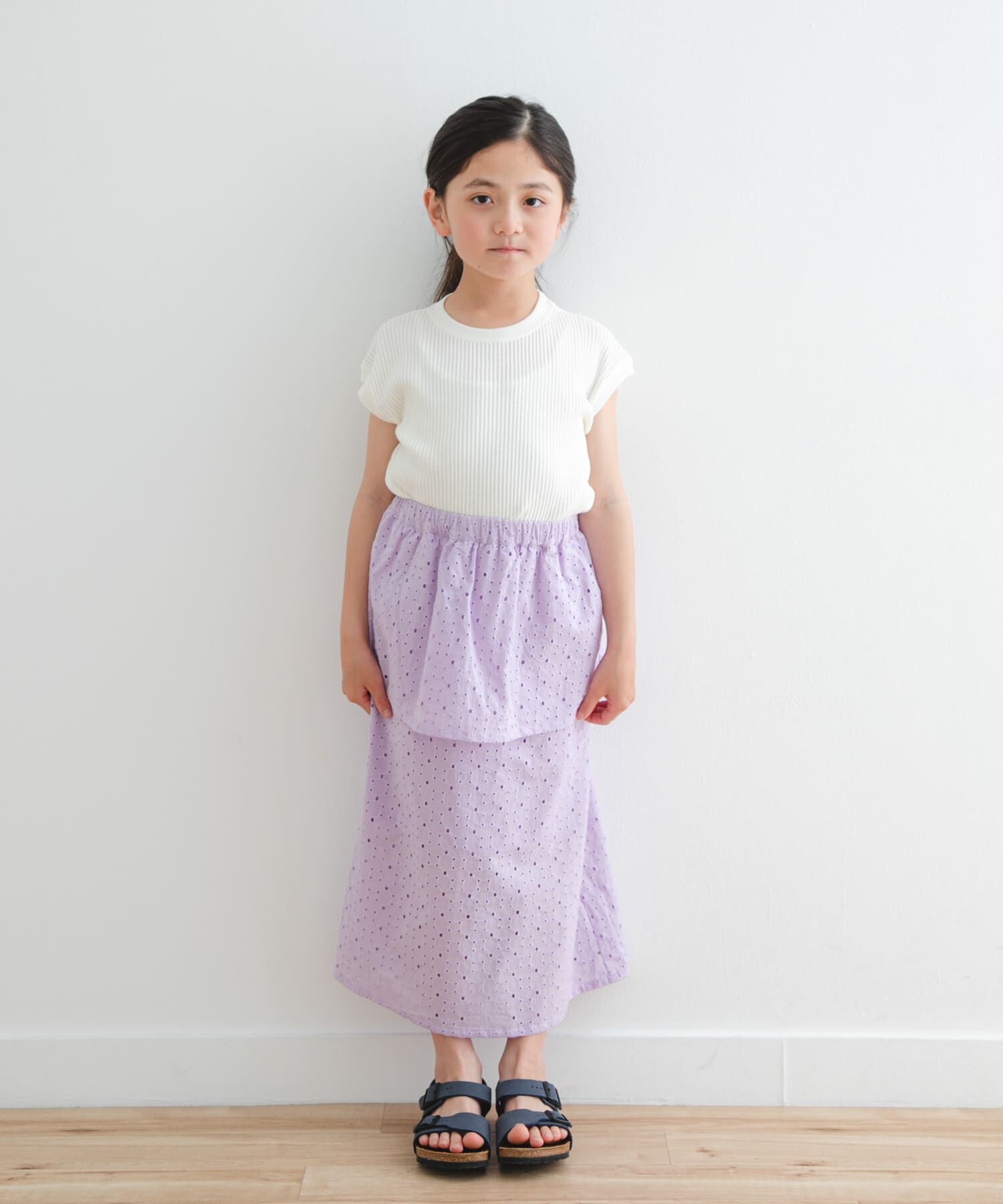 URBAN RESEARCH DOORS「コットンレースティアードスカート(KIDS)」|その他|