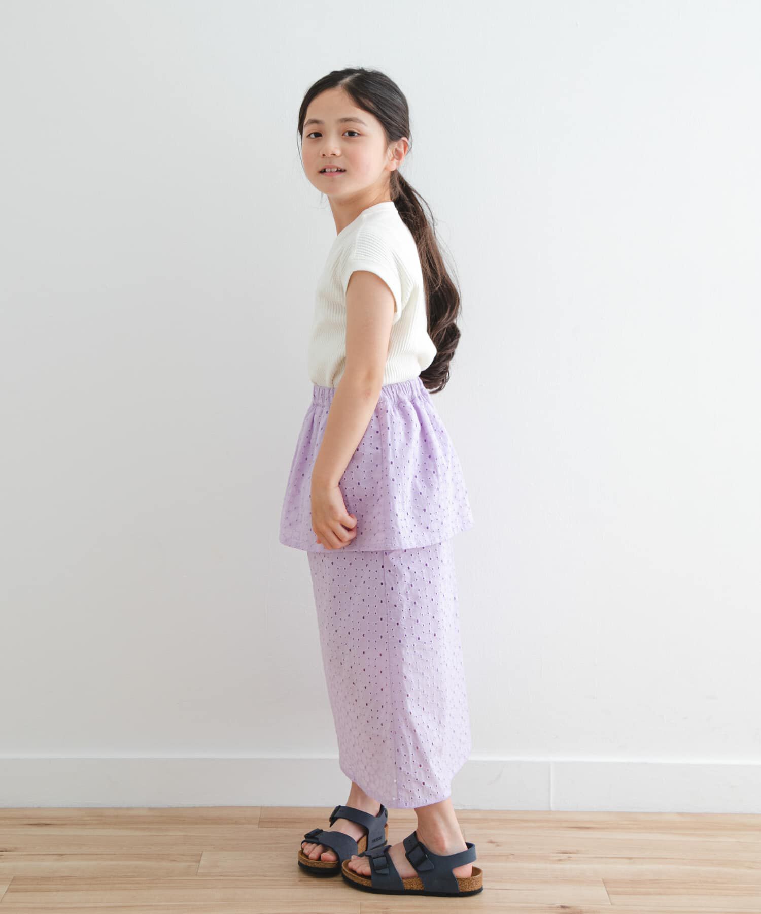 URBAN RESEARCH DOORS「コットンレースティアードスカート(KIDS)」|その他|