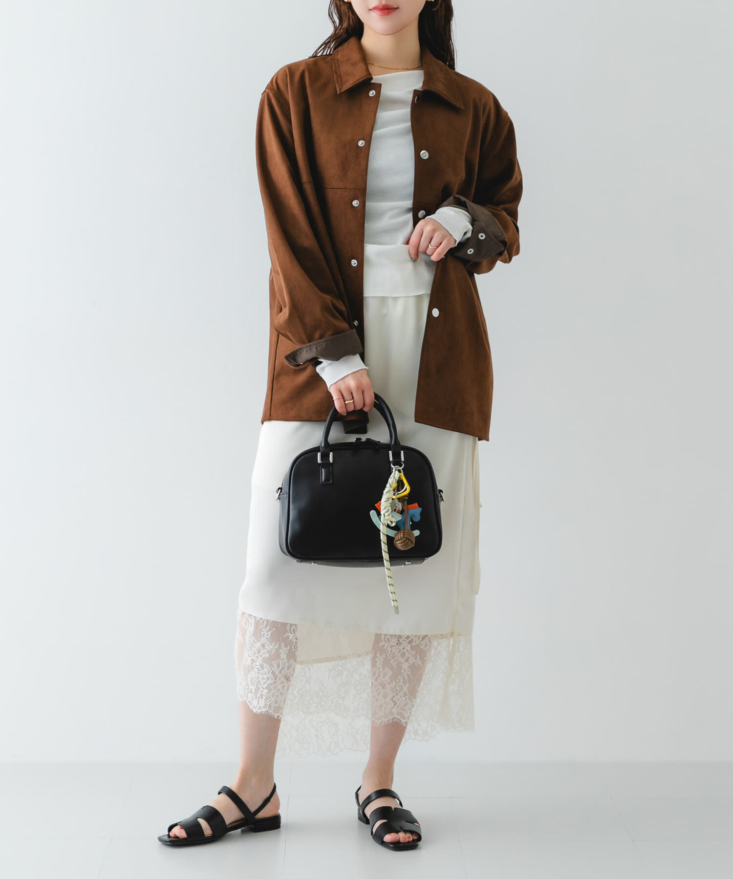 RODE SKO「チャームセットボストンバッグ」|ボストンバッグ|