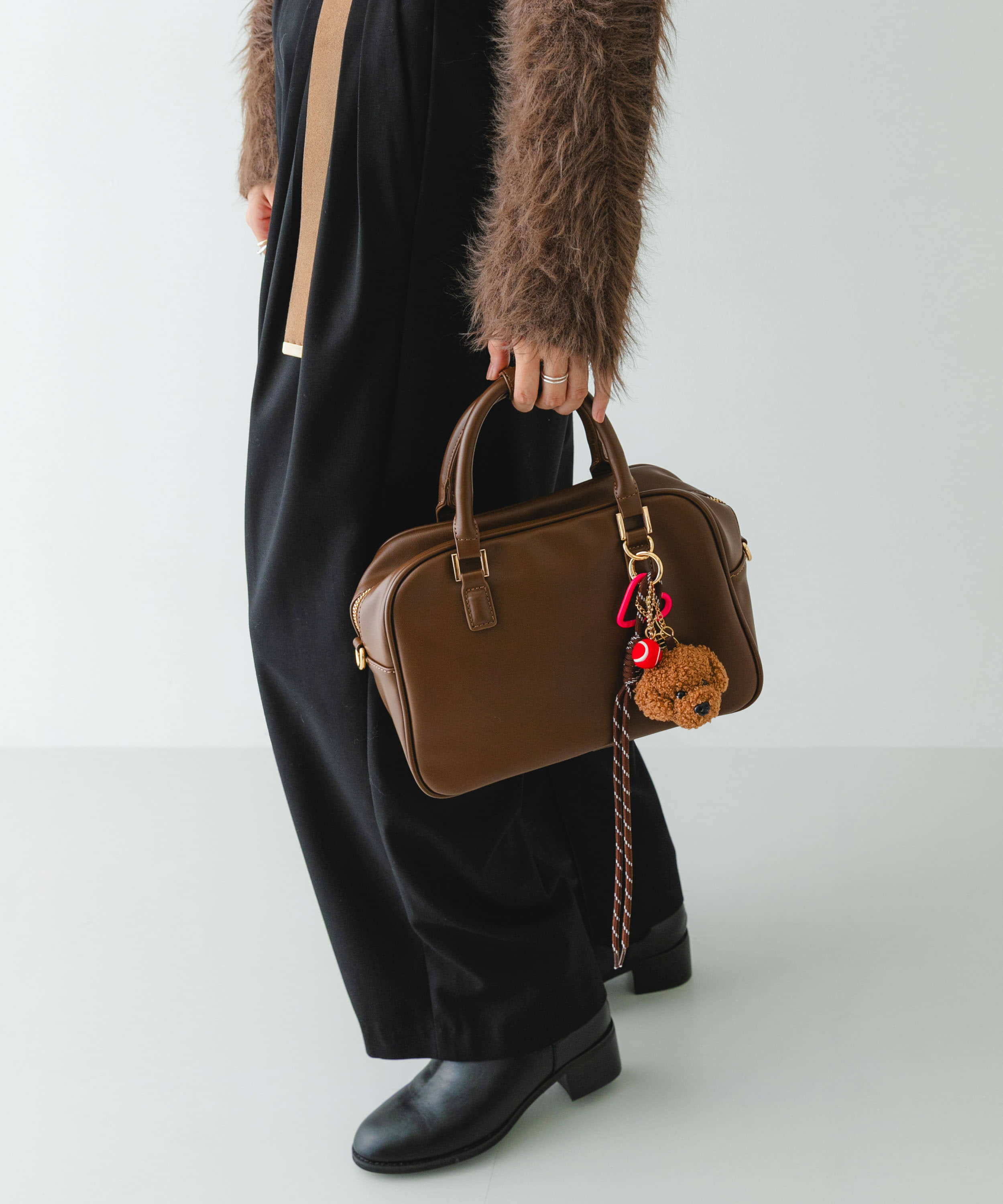 RODE SKO「チャームセットボストンバッグ」|ボストンバッグ|