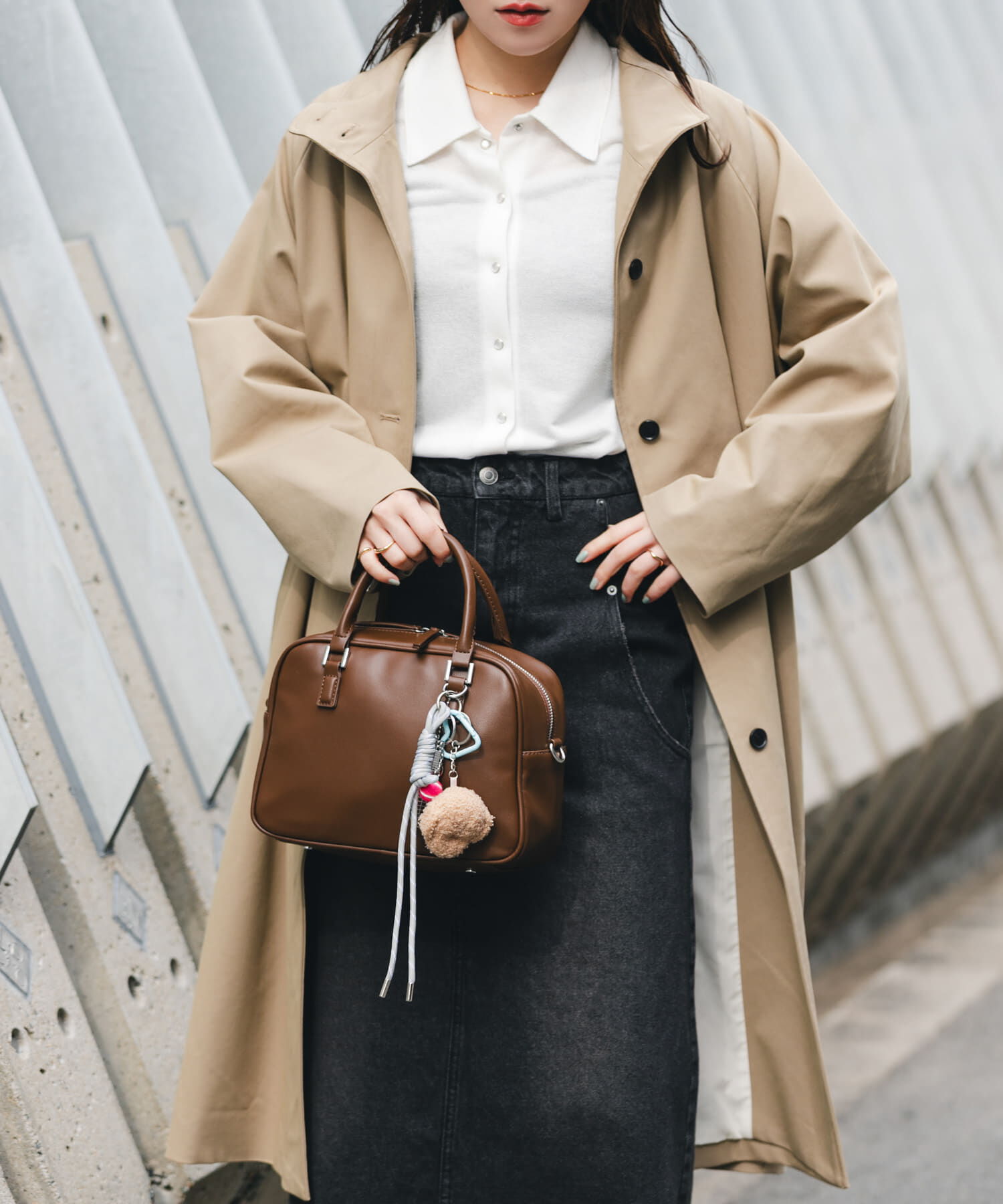 RODE SKO「チャームセットボストンバッグ」|ボストンバッグ|