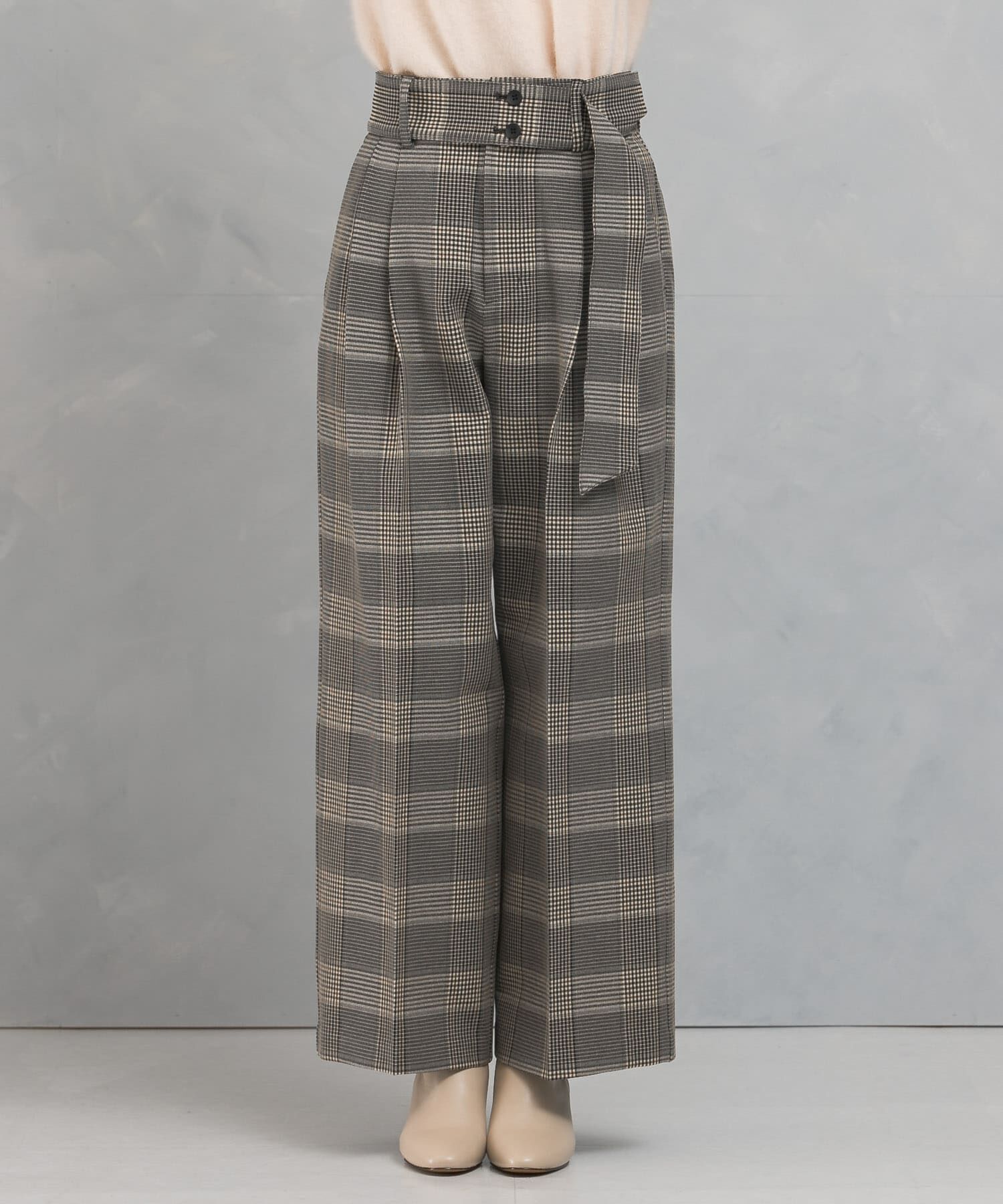 URBAN RESEARCH ROSSO「チェックベルトパンツ」|その他|