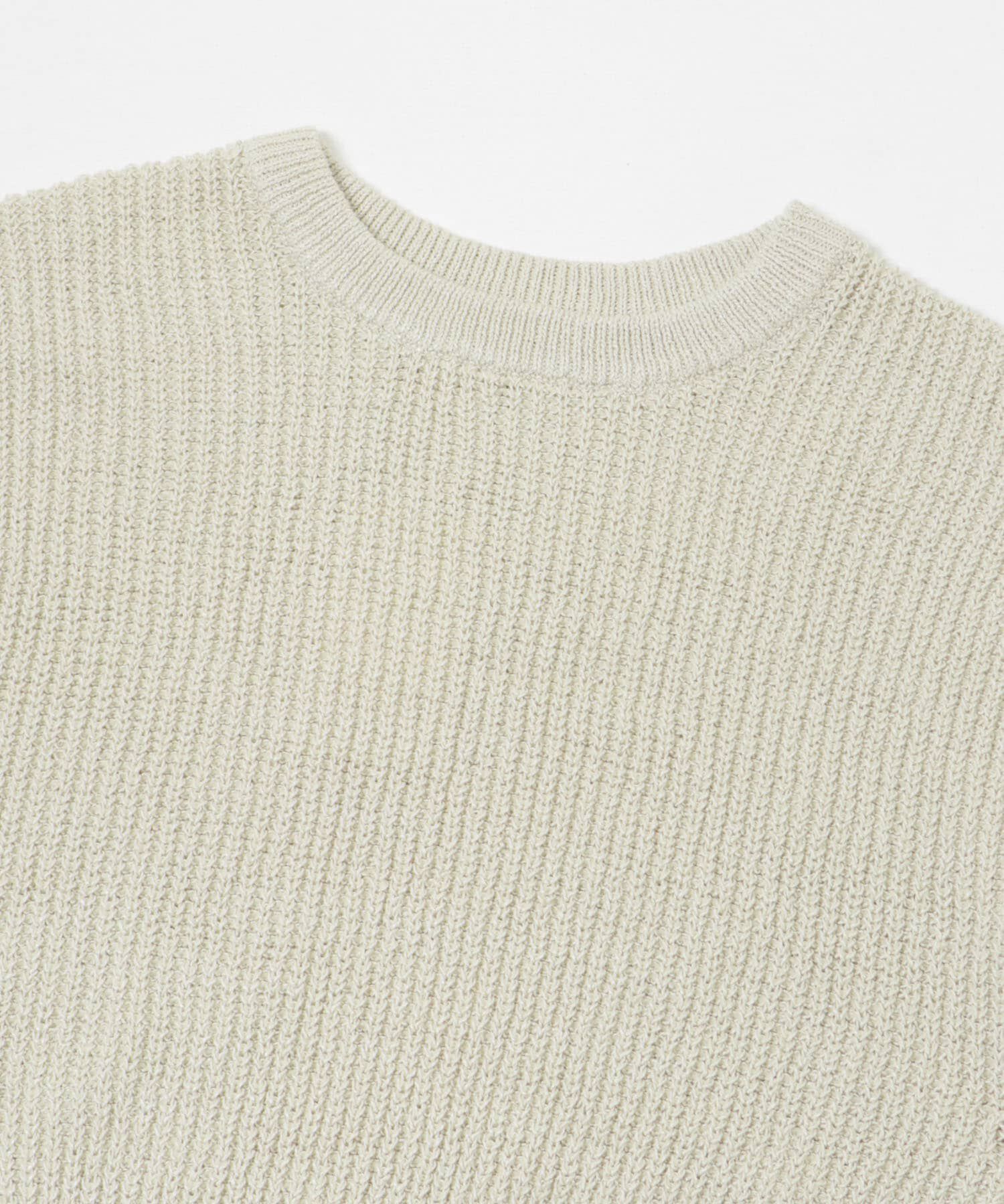 URBAN RESEARCH「ペーパーヤーンフレンチスリーブニット」|ベスト・ジレ|