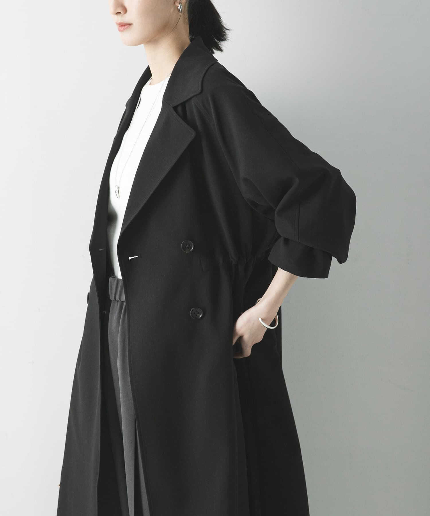 URBAN RESEARCH「『撥水/UVカット』ドロストトレンチコート」|トレンチコート|