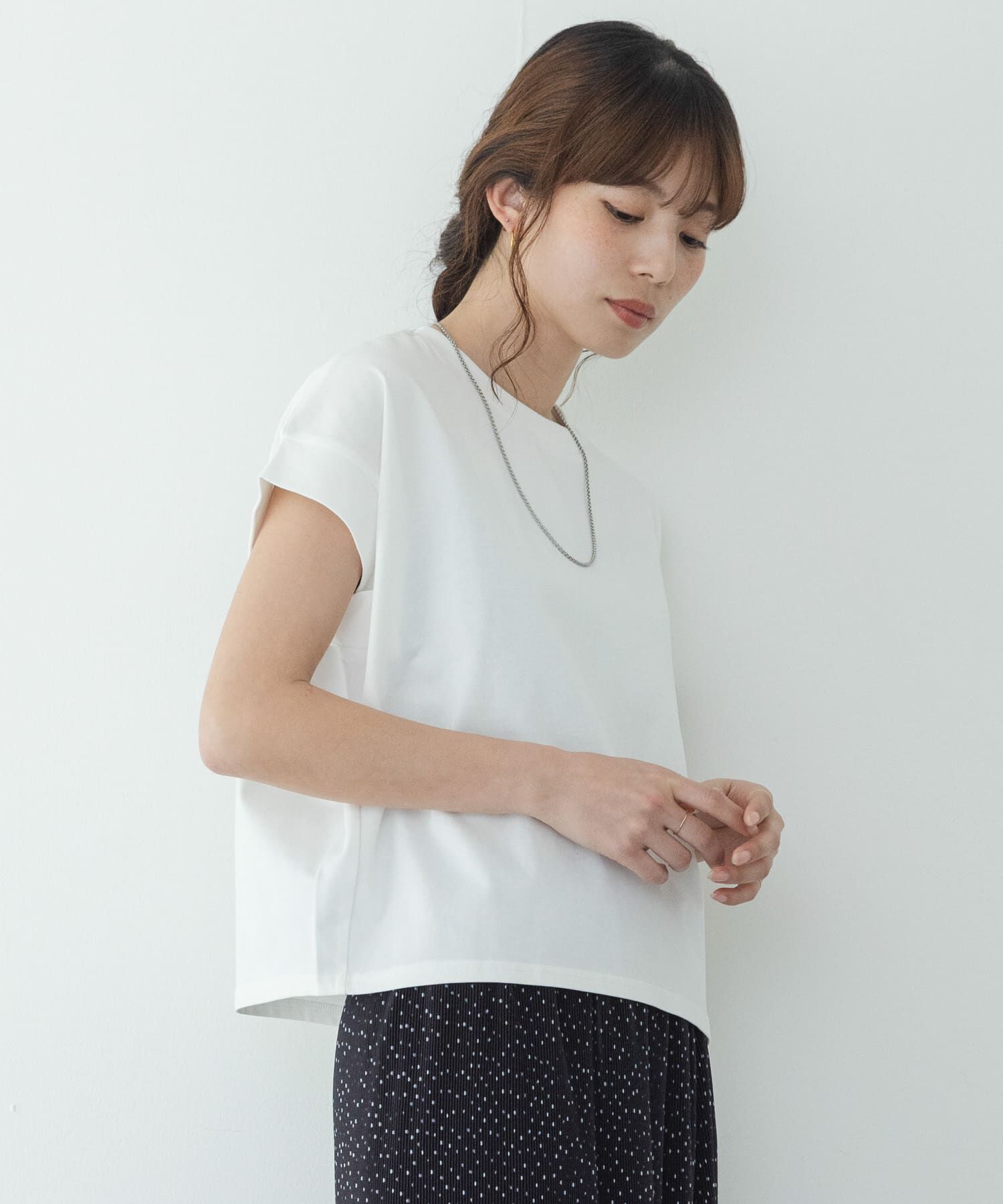 Sonny Label 「UVカットクールタッチフレンチTシャツ」|Tシャツ・カットソー|