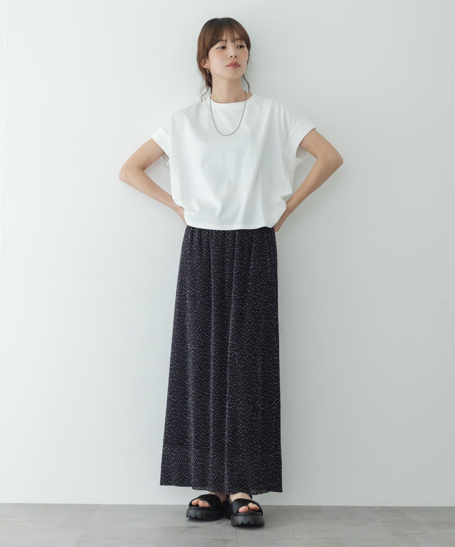 Sonny Label 「UVカットクールタッチフレンチTシャツ」|Tシャツ・カットソー|