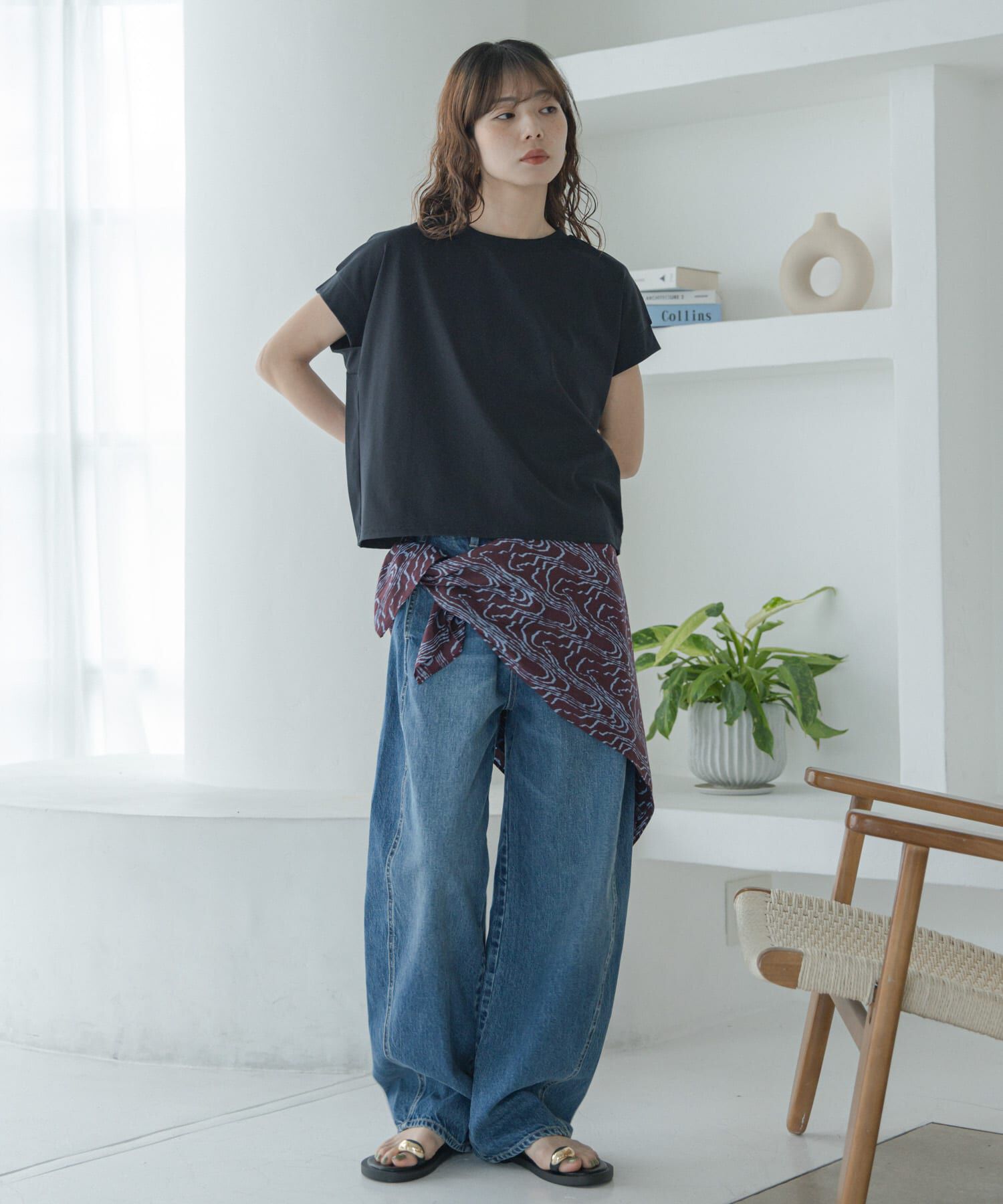 Sonny Label 「UVカットクールタッチフレンチTシャツ」|Tシャツ・カットソー|