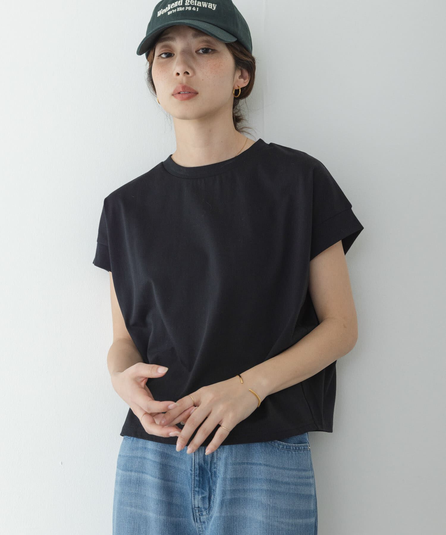 Sonny Label 「UVカットクールタッチフレンチTシャツ」|Tシャツ・カットソー|
