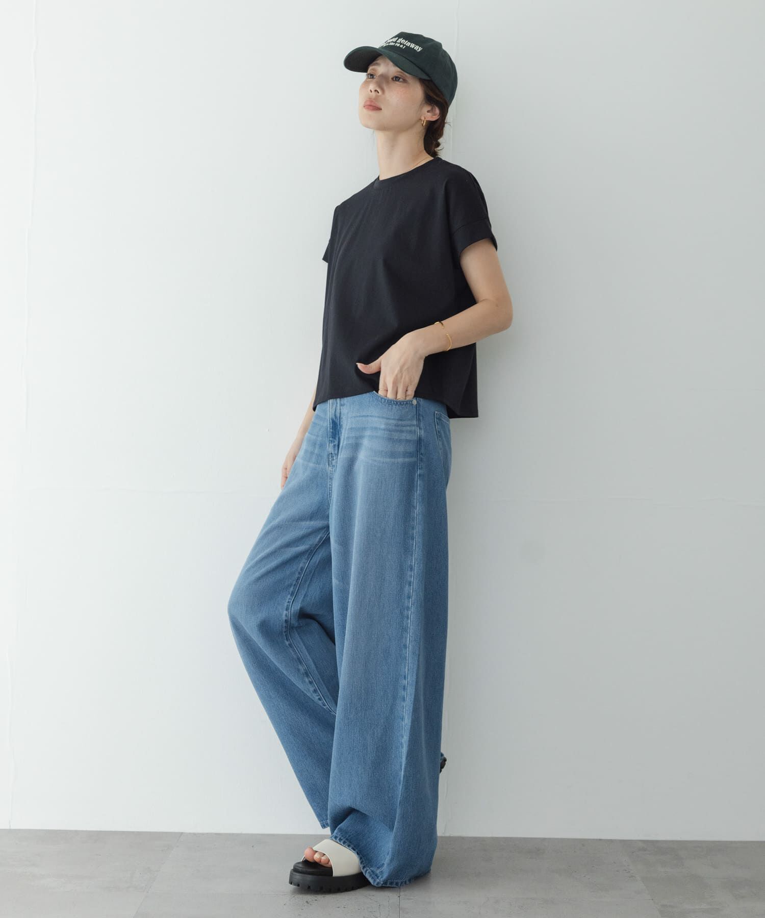 Sonny Label 「UVカットクールタッチフレンチTシャツ」|Tシャツ・カットソー|