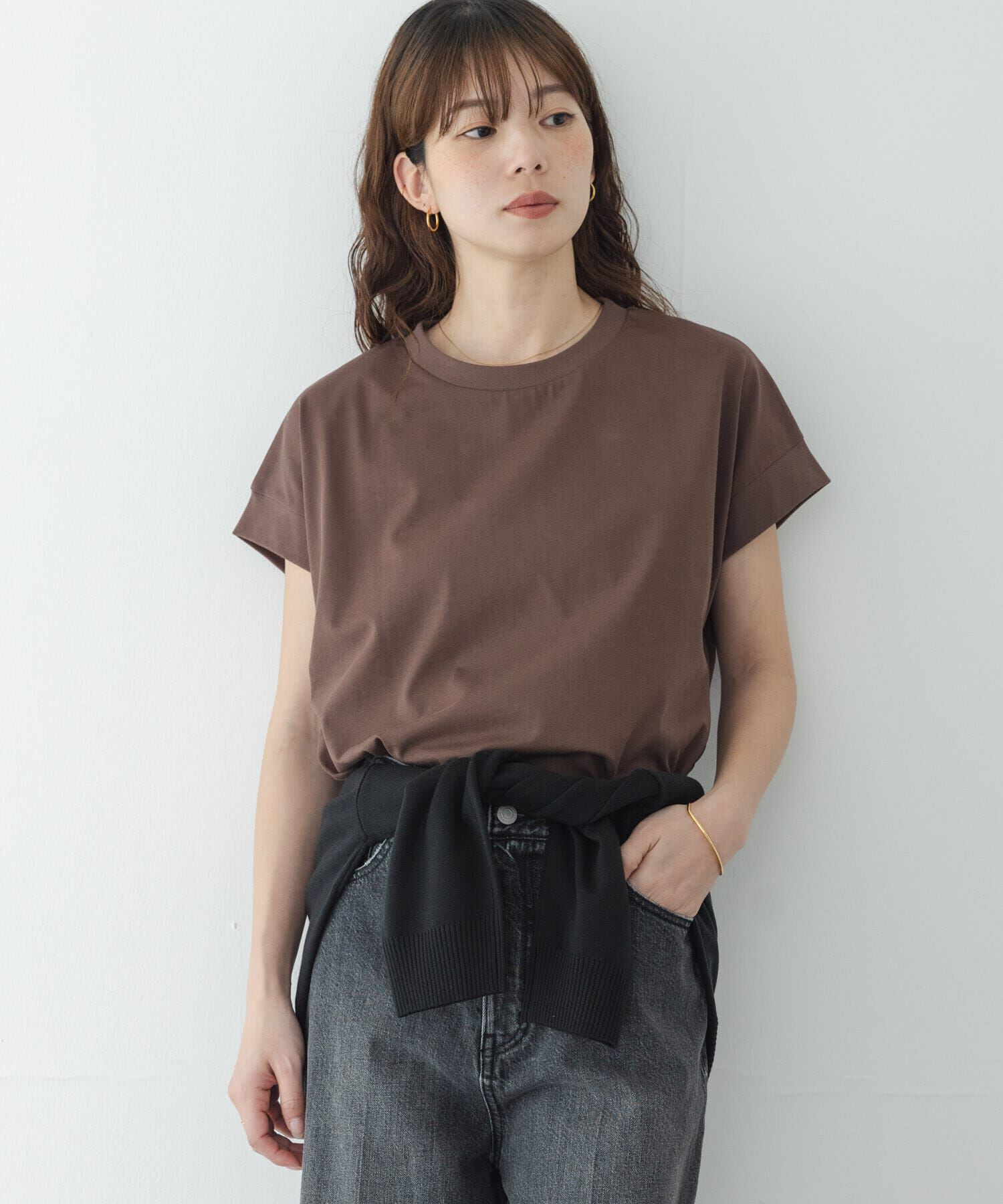 Sonny Label 「UVカットクールタッチフレンチTシャツ」|Tシャツ・カットソー|