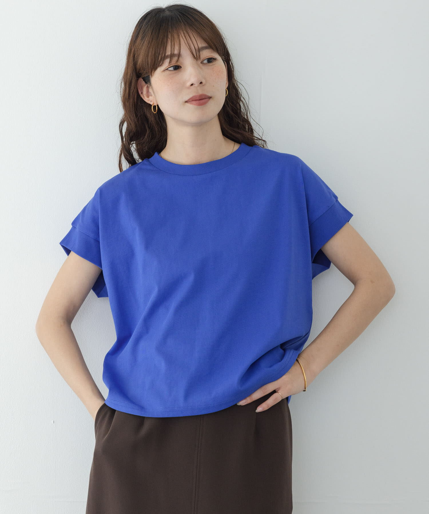 Sonny Label 「UVカットクールタッチフレンチTシャツ」|Tシャツ・カットソー|